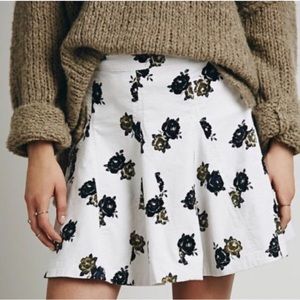 Free People Corduroy Mini Skirt